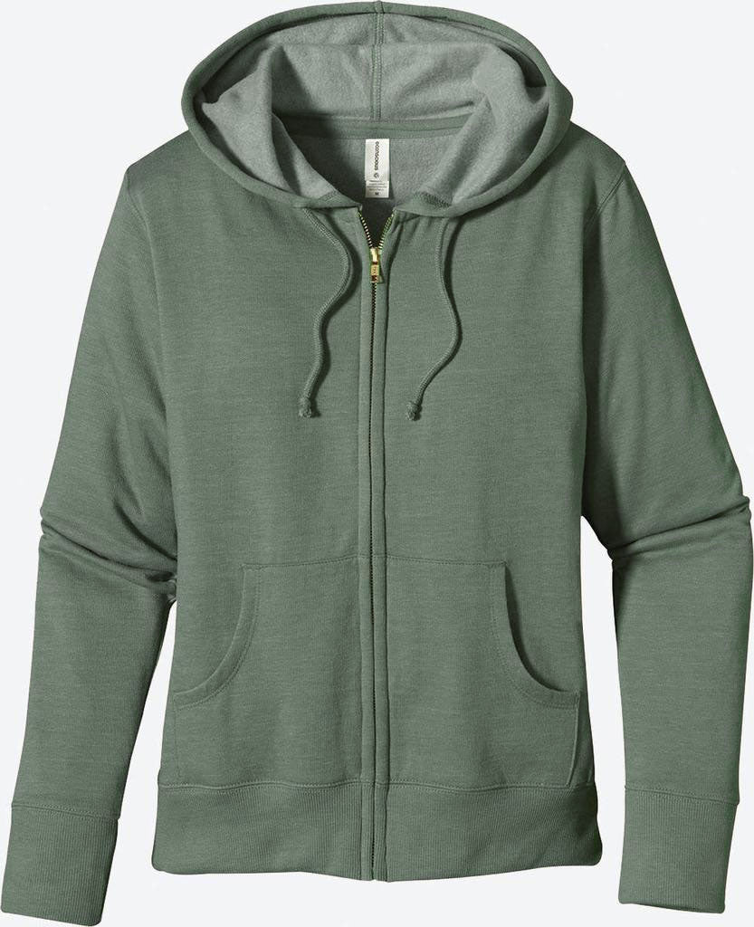 Heathered Fleece Full-Zip Hoody, EC4580 - econscious