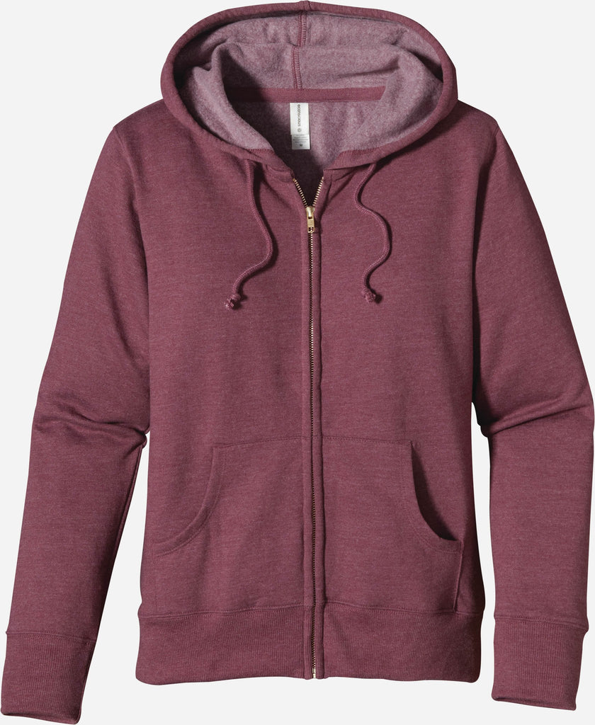 Heathered Fleece Full-Zip Hoody, EC4580 - econscious